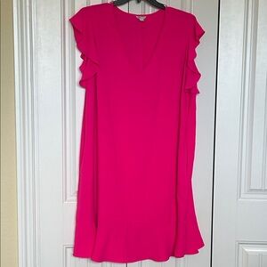 Cato Vibrant Fuchsia Shift Dress